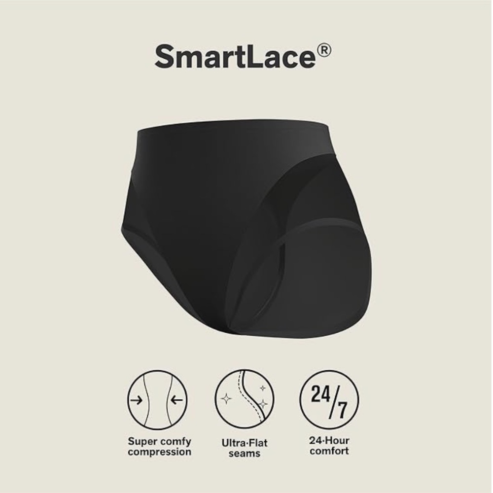 Leonisa Invisible Shapewear Panties, High Waisted Tummy Control Size M - Picture 5 of 5